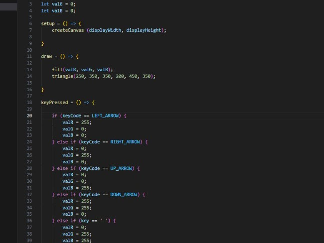 p5.js Tutorial Experimentation